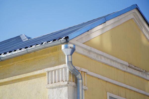 Cost of Steel Downspout Installation in Keller